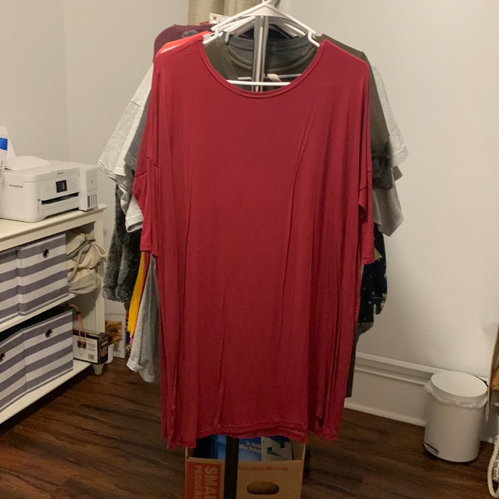 PIKO Short Length Sleeved Red Dress